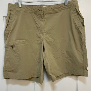 LL BEAN Women's Water-Repellent Comfort Trail Shorts UPF 50 NWOT